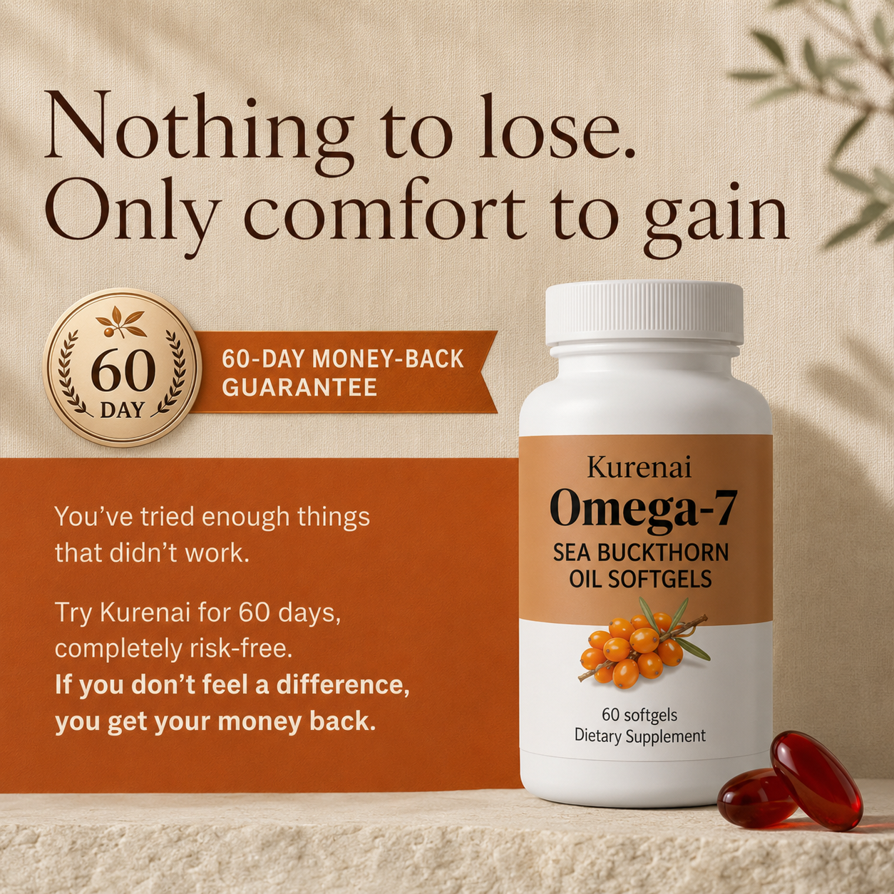 Kurenai™ Sea Buckthorn Oil