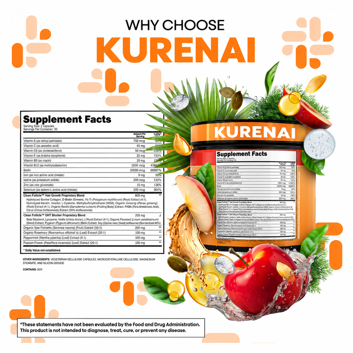 Real Hair Nourishment In Two Daily Capsules